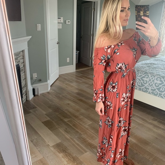 Billabong Off the shoulder maxi dress - Picture 2 of 6
